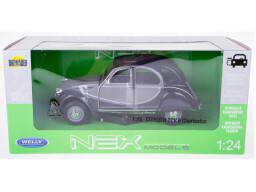 Welly Citroen 2CV Skala 1:24 černošedá